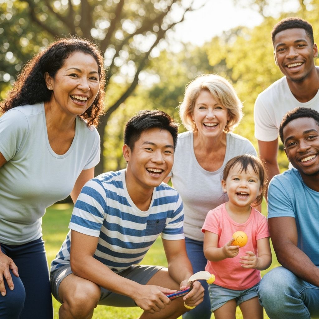 Šťastní zdraví lidé v přírodě